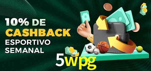 10% de bônus de cashback na 5wpg